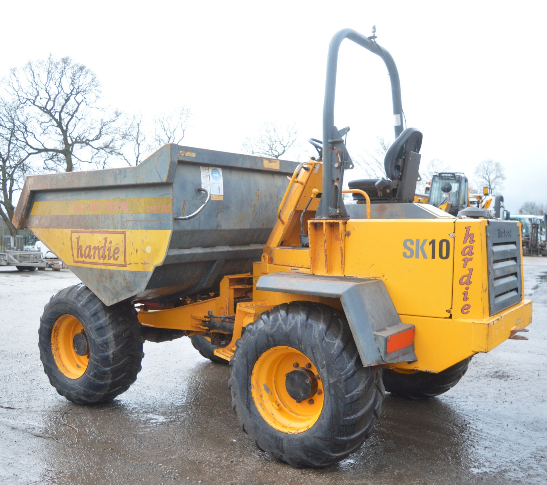 Barford SK10 10 tonne straight skip dumper  Year: 2007 S/N: VA0143 Recorded hours: 2865 - Image 4 of 12