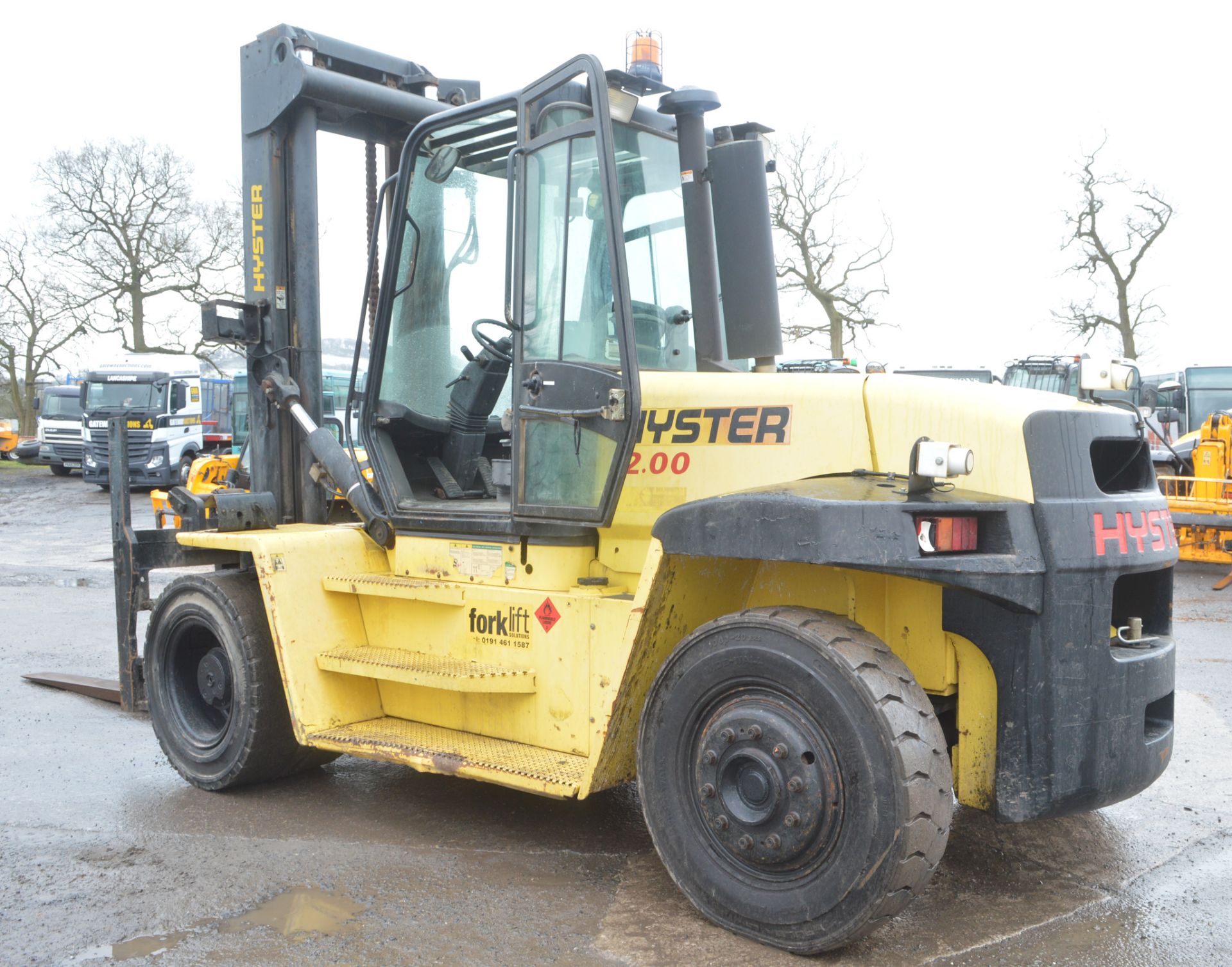 Hyster H12.00 XM 12 tonne fork lift truck Year: 2006 S/N: G007E02911D Recorded hours: 5244 - Image 4 of 10