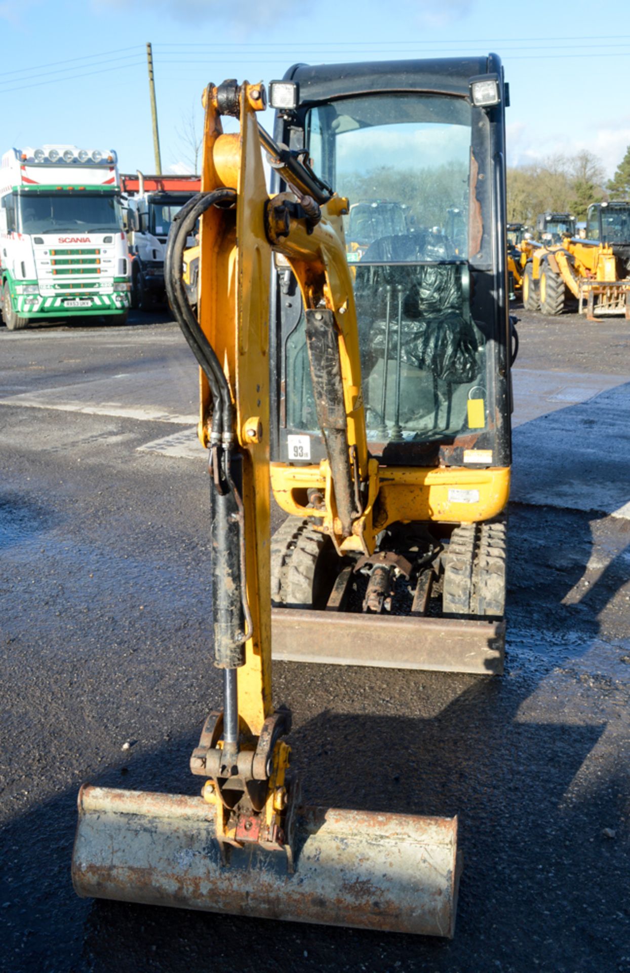 JCB 801.6 1.5 tonne rubber tracked mini excavator Year: 2012 S/N: 1795065 Recorded Hours: 1914 - Image 5 of 11