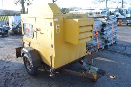 Broadcrown BCL10 10kva 240v diesel driven fast tow mobile generator  Recorded hours: