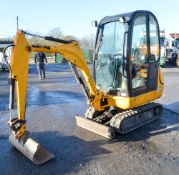 JCB 801.6 1.5 tonne rubber tracked mini excavator Year: 2012 S/N: 1795065 Recorded Hours: 1914