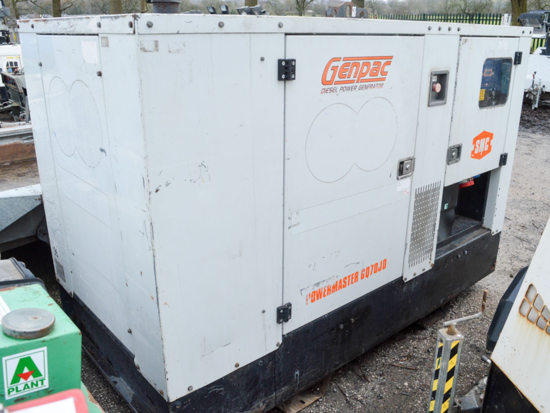 SMC GQ70 70 kva diesel driven generator Year: 2006 S/N: 65988