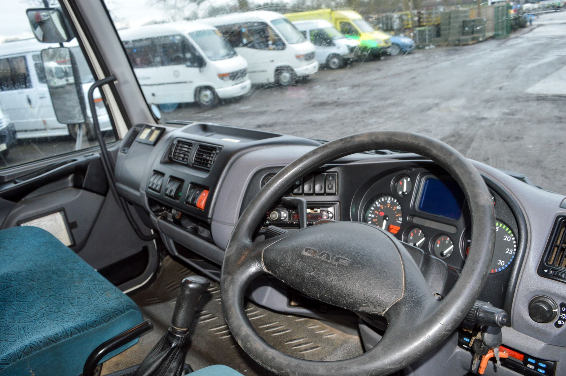 DAF 55-180 18 tonne curtain side flat bed lorry Registration Number: BX55 LXS Date of - Image 7 of 10