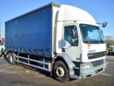 DAF 55-220 18 tonne curtain side flat bed lorry Registration Number: BX05 FEF Date of