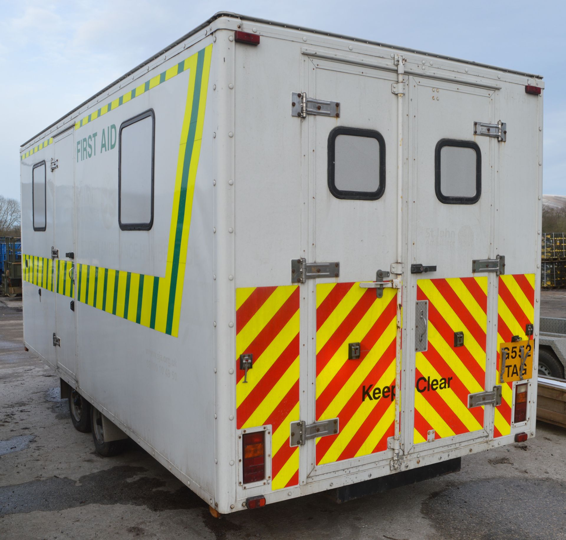 15 ft x 6 ft Event First Aid trailer  Comprising two rooms - Image 2 of 5