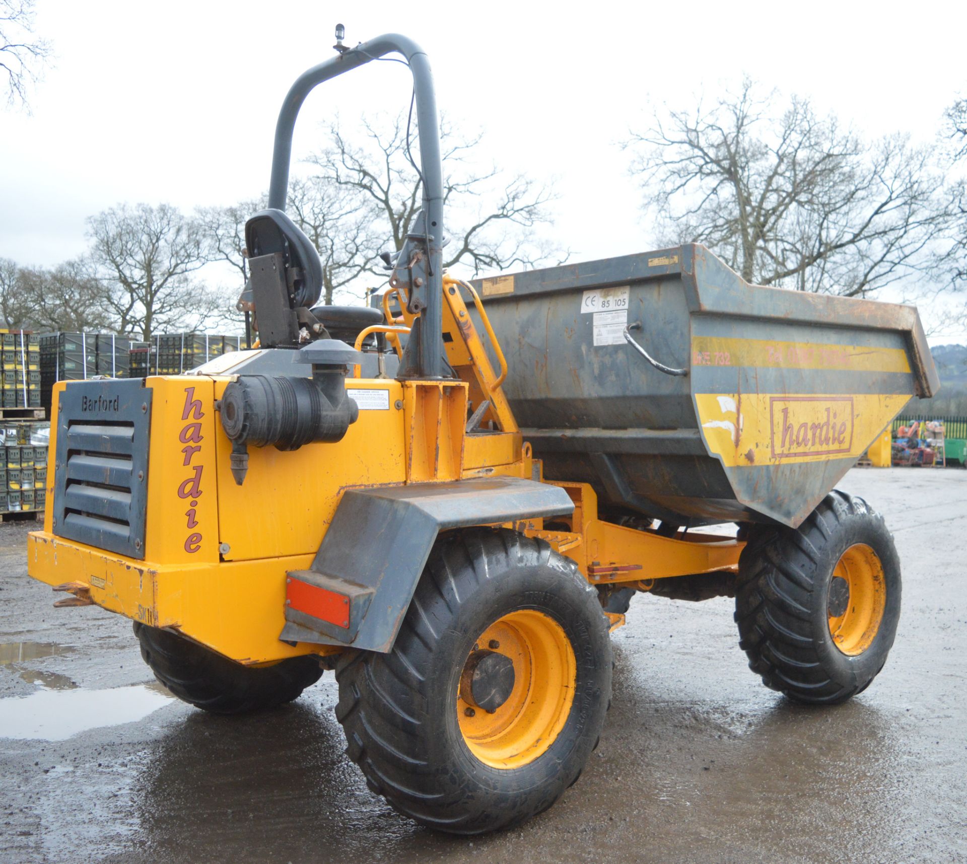 Barford SK10 10 tonne straight skip dumper  Year: 2007 S/N: VA0143 Recorded hours: 2865 - Image 6 of 12