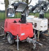 SMC TL-90 diesel driven mobile lighting tower Year: 2011 Recorded Hours: 1837 TE50507