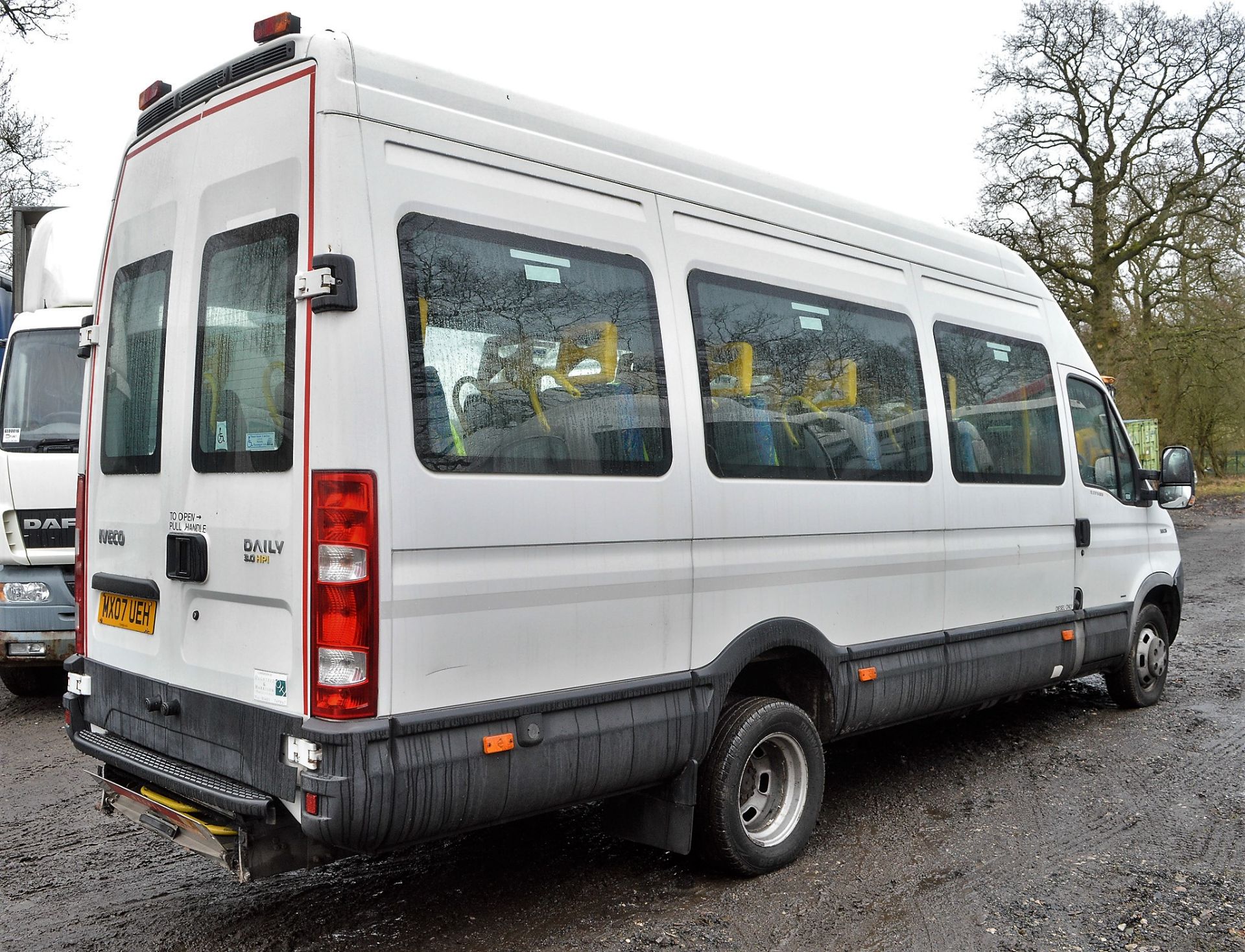 Iveco Daily 3.0 HPi 50C15 13 seat minibus Registration Number: MX07 UEH Date of Registration: 04/ - Image 3 of 9