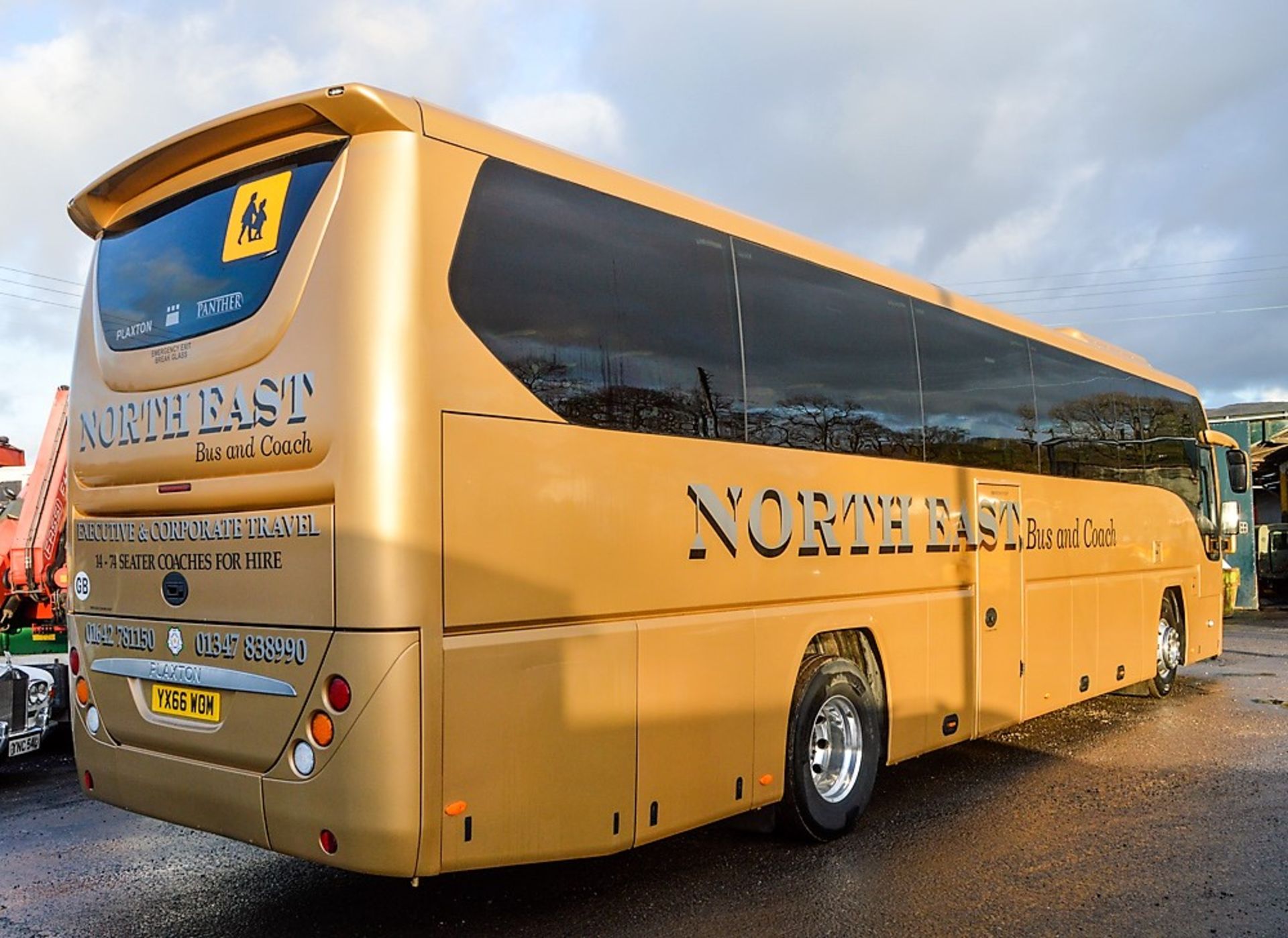 Volvo Plaxton Panther 53 seat luxury coach Registration Number: YX66 WOM Date of Registration: 12/ - Image 3 of 10