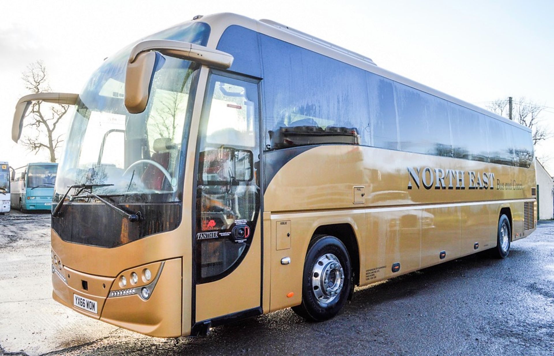 Volvo Plaxton Panther 53 seat luxury coach Registration Number: YX66 WOM Date of Registration: 12/