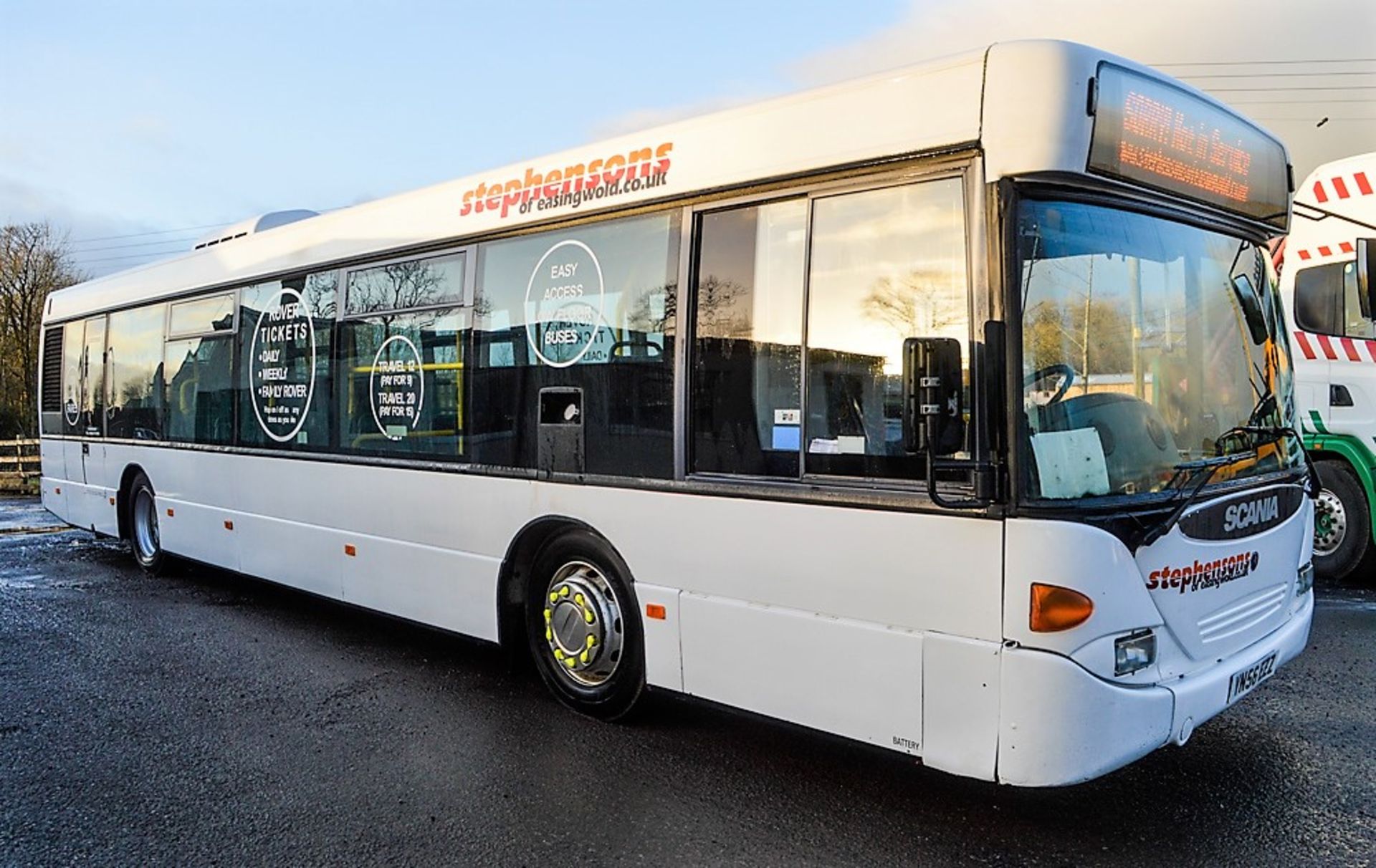 Scania 42 seat single deck service bus Registration Number: YN56 EZZ Date of Registration: 01/11/
