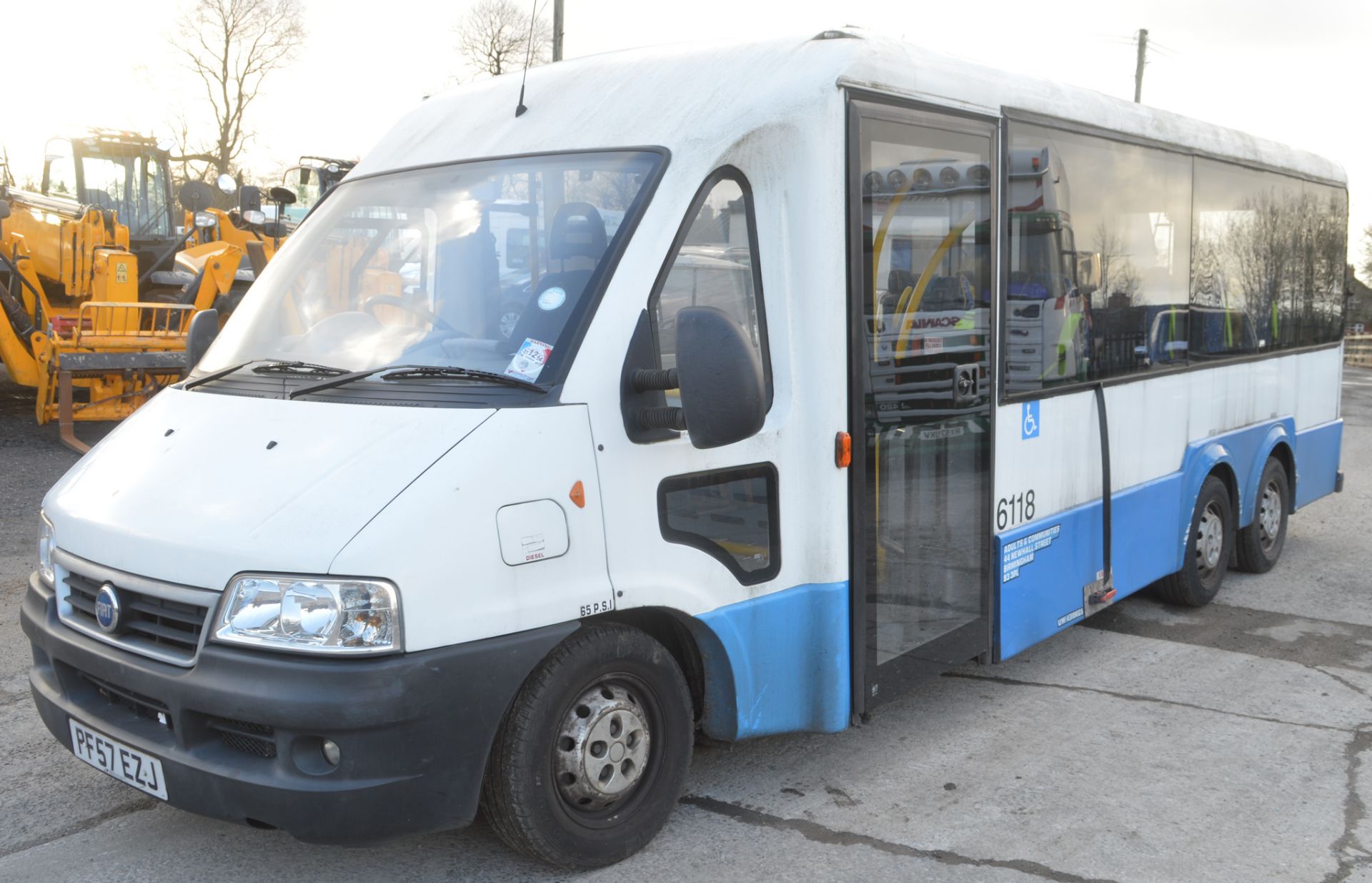 Fiat Ducato 11 seat minibus  Registration Number: PF57 EZJ Date of Registration: 01/08 MOT: Expired - Image 2 of 8