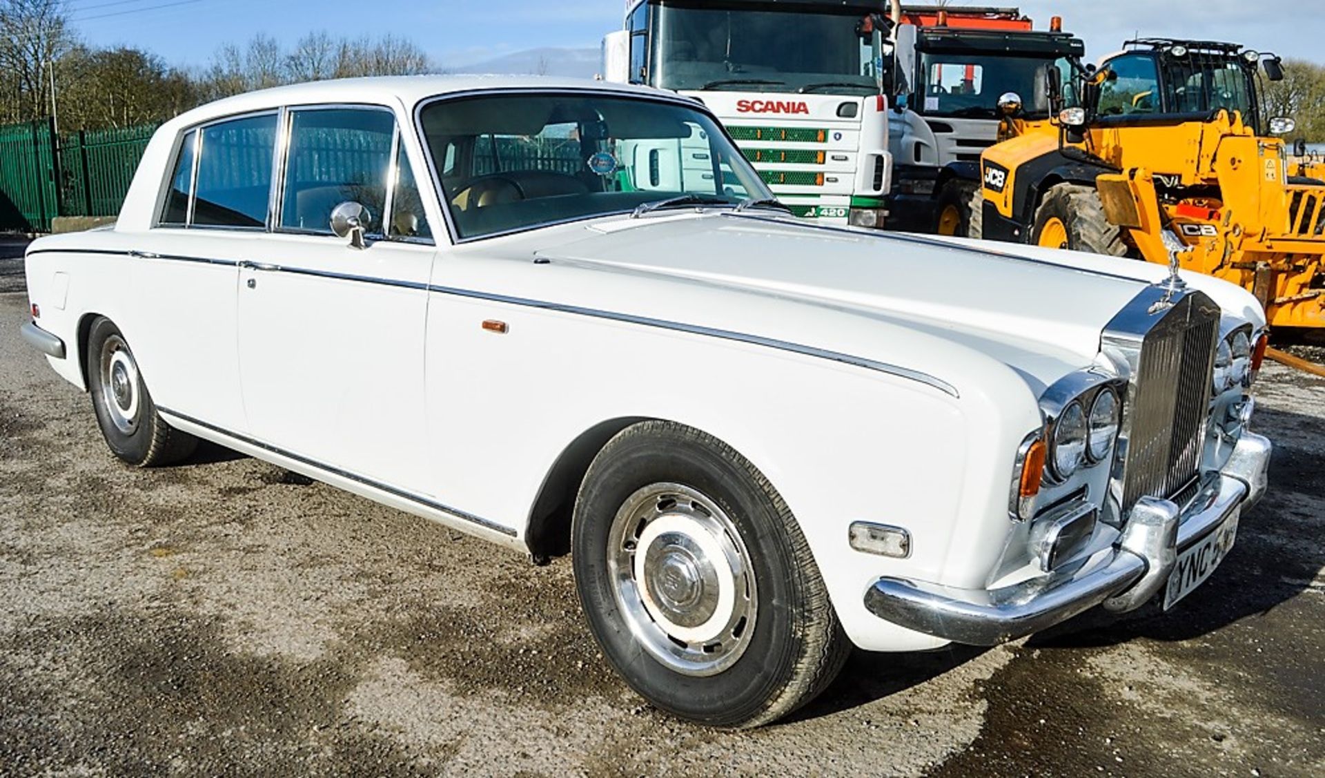 Rolls Royce Silver Shadow 4 door saloon car Registration Number: YNC 54L  Date of Registration: