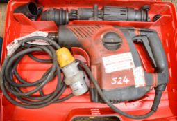 Hilti 110v breaker for spares c/w carry case A649332