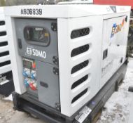 SDMO R33 33kva diesel driven generator  Year: 2013 S/N: R33C313008653  Recorded hours: 11332