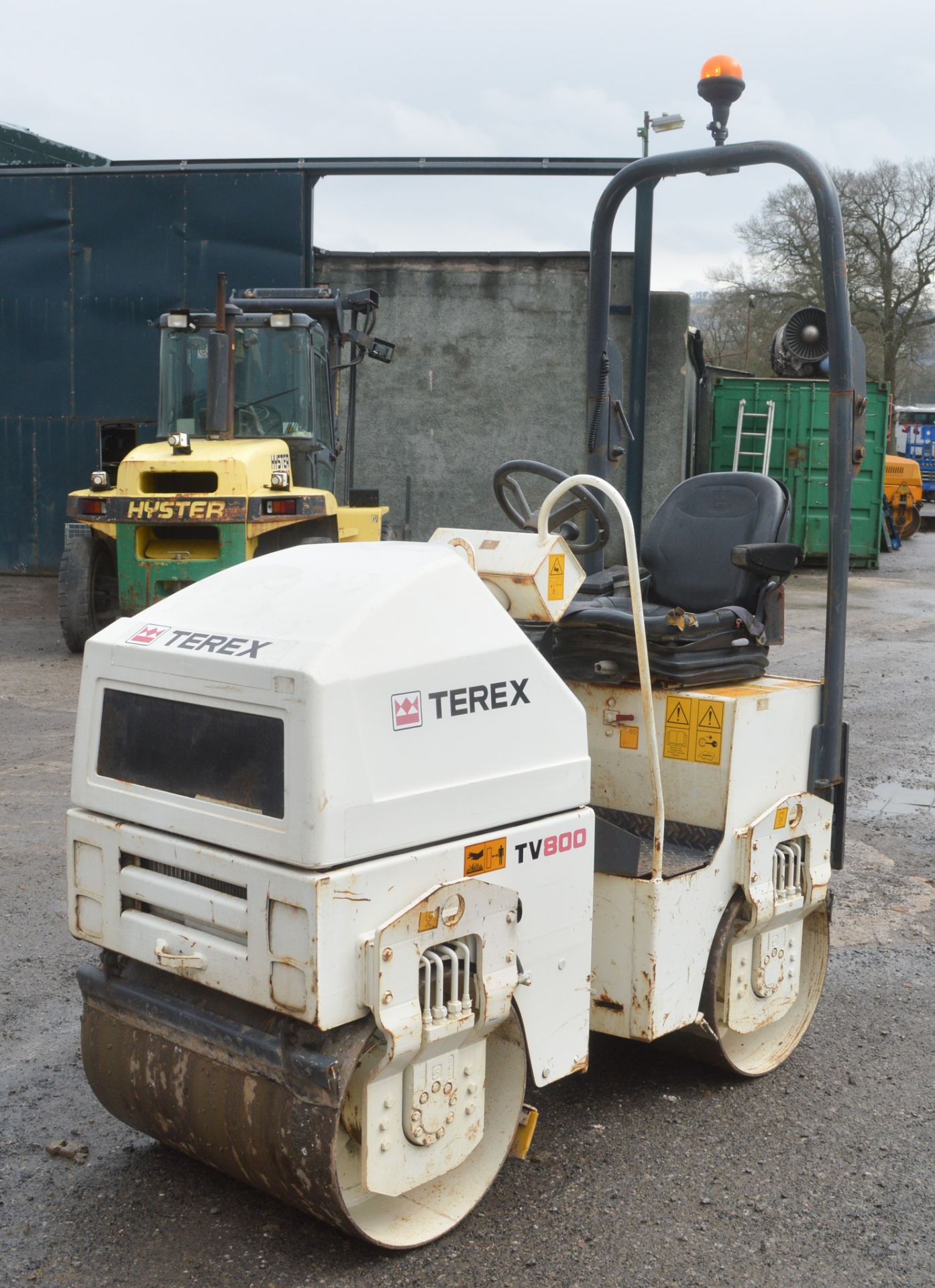 Benford Terex TV800 double drum ride on roller  Year: 2007 S/N: E706HU140  Recorded hours: 930