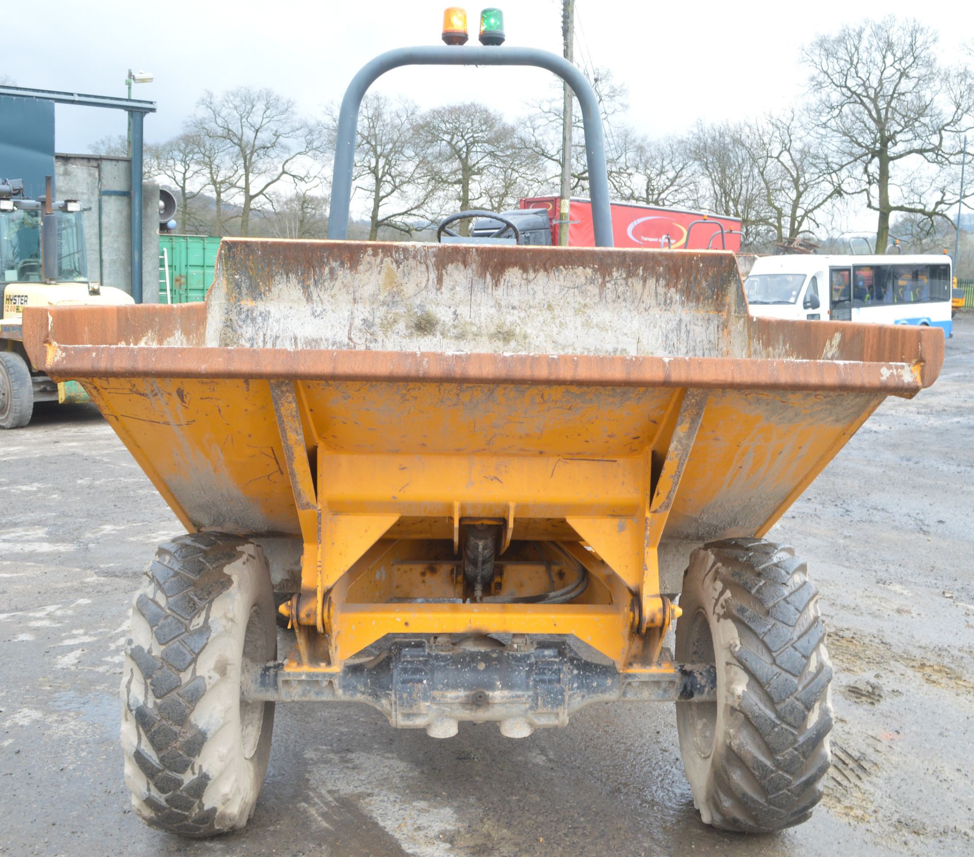 Benford Terex PT3000 3 tonne straight skip dumper Year: 2002 S/N: E207AR157 Recorded Hours: *Clock - Image 3 of 11