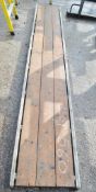 10 foot aluminium staging board  A566074