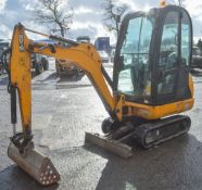 JCB 8016 CTS 1.5 tonne rubber tracked mini excavator  Year: 2013  S/N: TO2071394 Recorded hours: