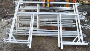 Octo 250 series narrow kit aluminium scaffold access tower Comprising of approximately 6 tall