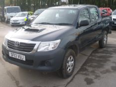 Toyota Hi-Lux double cab 4WD pick up Registration Number: SF13 VUJ Date of Registration: 18/03/