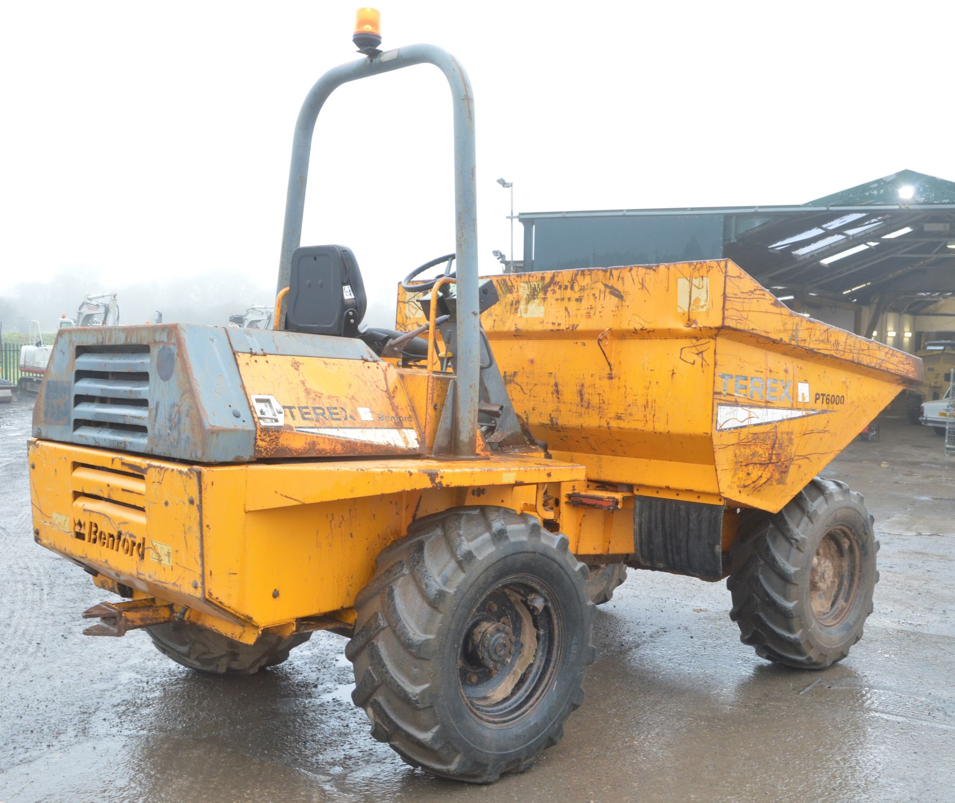 Benford Terex 6 tonne straight skip dumper Year: 2003 S/N: E303EE119 Recorded Hours: Not - Image 3 of 11