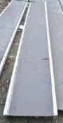 Aluminium staging board approximately 10ft long A593831