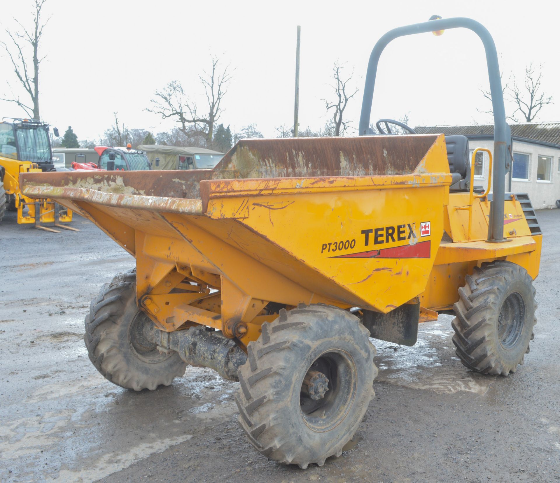 Benford Terex PT3000 3 tonne straight skip dumper Year: 2000 S/N: EY07AR281 Recorded Hours: *Clock