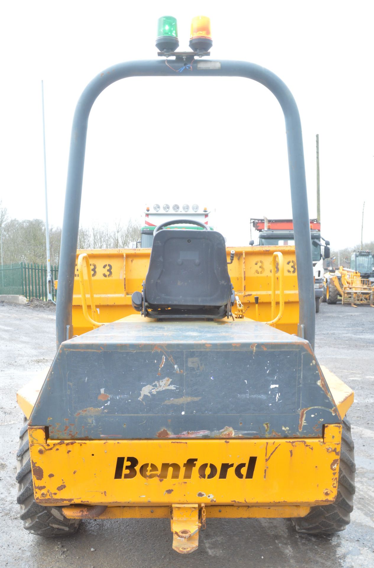 Benford Terex PT3000 3 tonne straight skip dumper Year: 2002 S/N: E207AR157 Recorded Hours: *Clock - Image 5 of 11