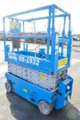 Genie GS 1932 32 ft battery electric scissor lift access platform Year: 2007 S/N: C-185 Recorded