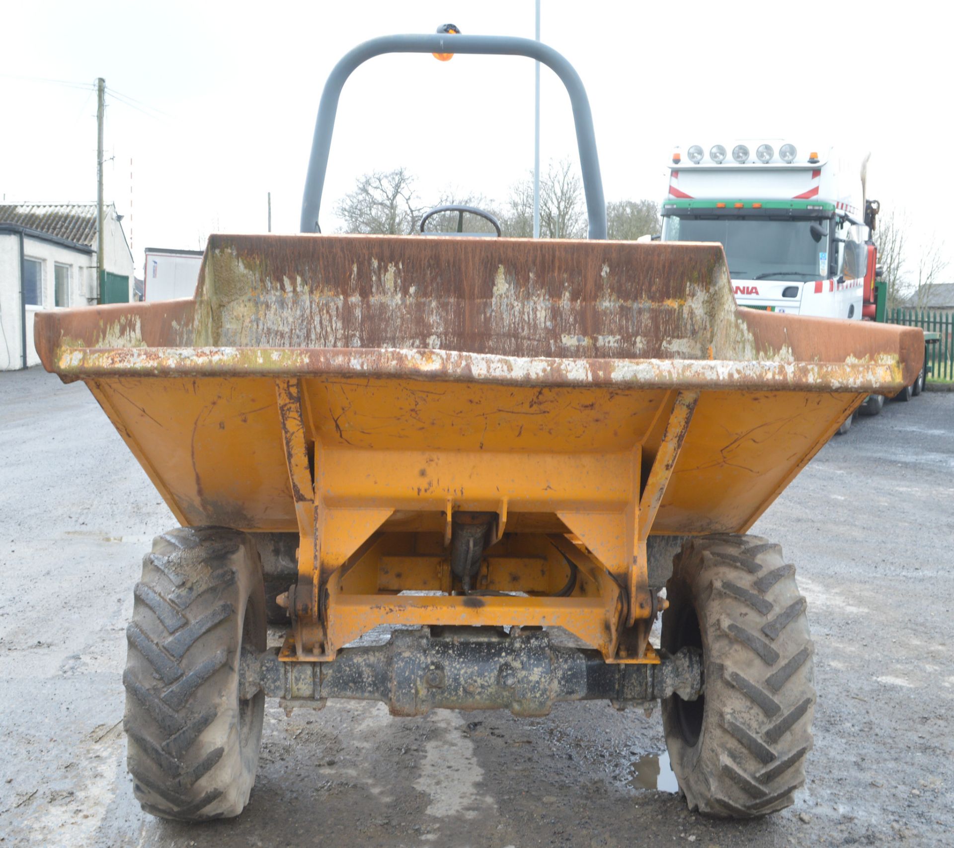 Benford Terex PT3000 3 tonne straight skip dumper Year: 2000 S/N: EY07AR281 Recorded Hours: *Clock - Image 5 of 11