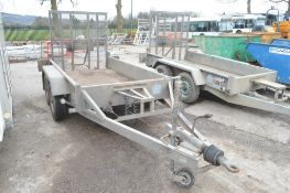 Indespension 8ft x 4ft twin axle plant trailer  S/N: 10812 A600773
