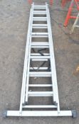 Clow 3 stage 9 tread aluminium step ladder  A596327