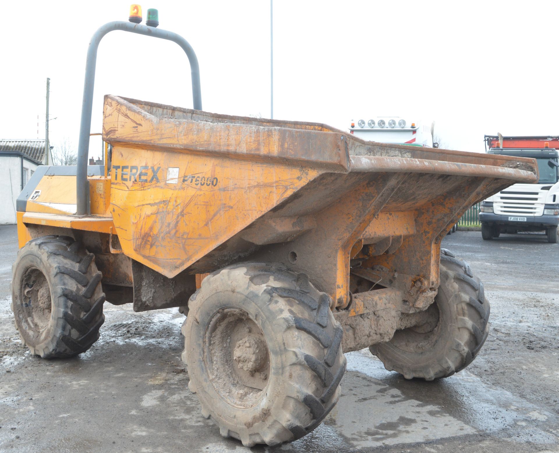 Benford Terex PT6000 6 tonne straight skip dumper Year: 2003 S/N: E311EE446 Recorded Hours: *Clock - Image 2 of 11