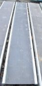 Aluminium staging board approximately 10ft long A615430