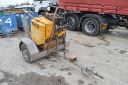 Benford diesel driven pedestrian roller  *Plate missing*  c/w pedestrian roller trailer  T422 **