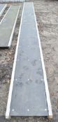 Aluminium staging board approximately 18ft long A739390