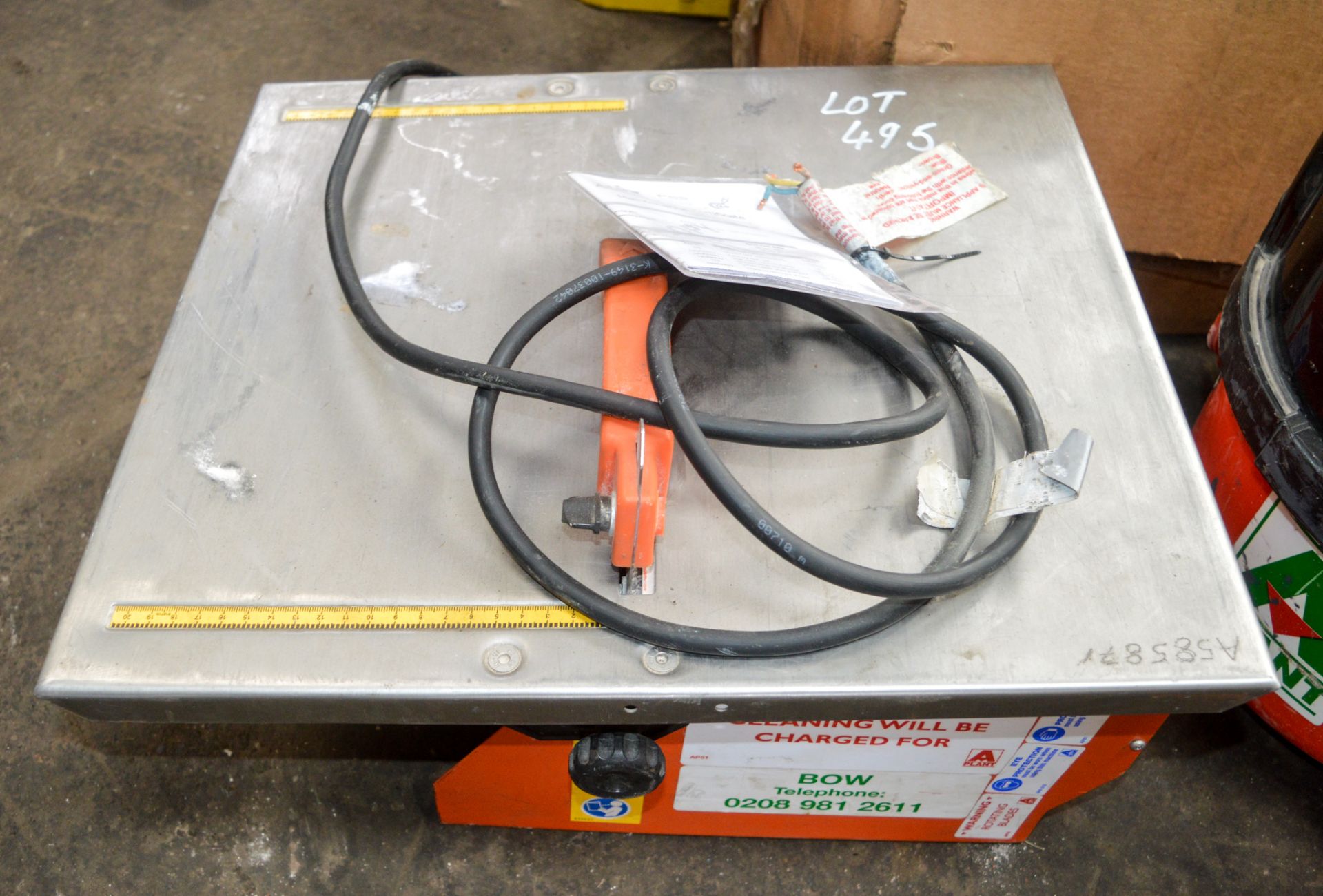 Belle 240v tile cutter **Plug missing** A585871