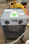 Rhino 110v fan heater A669344