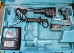 Makita 18v cordless SDS hammer drill c/w charger & carry case **No battery** 09-379