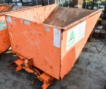 Fork lift tipping skip  A650413