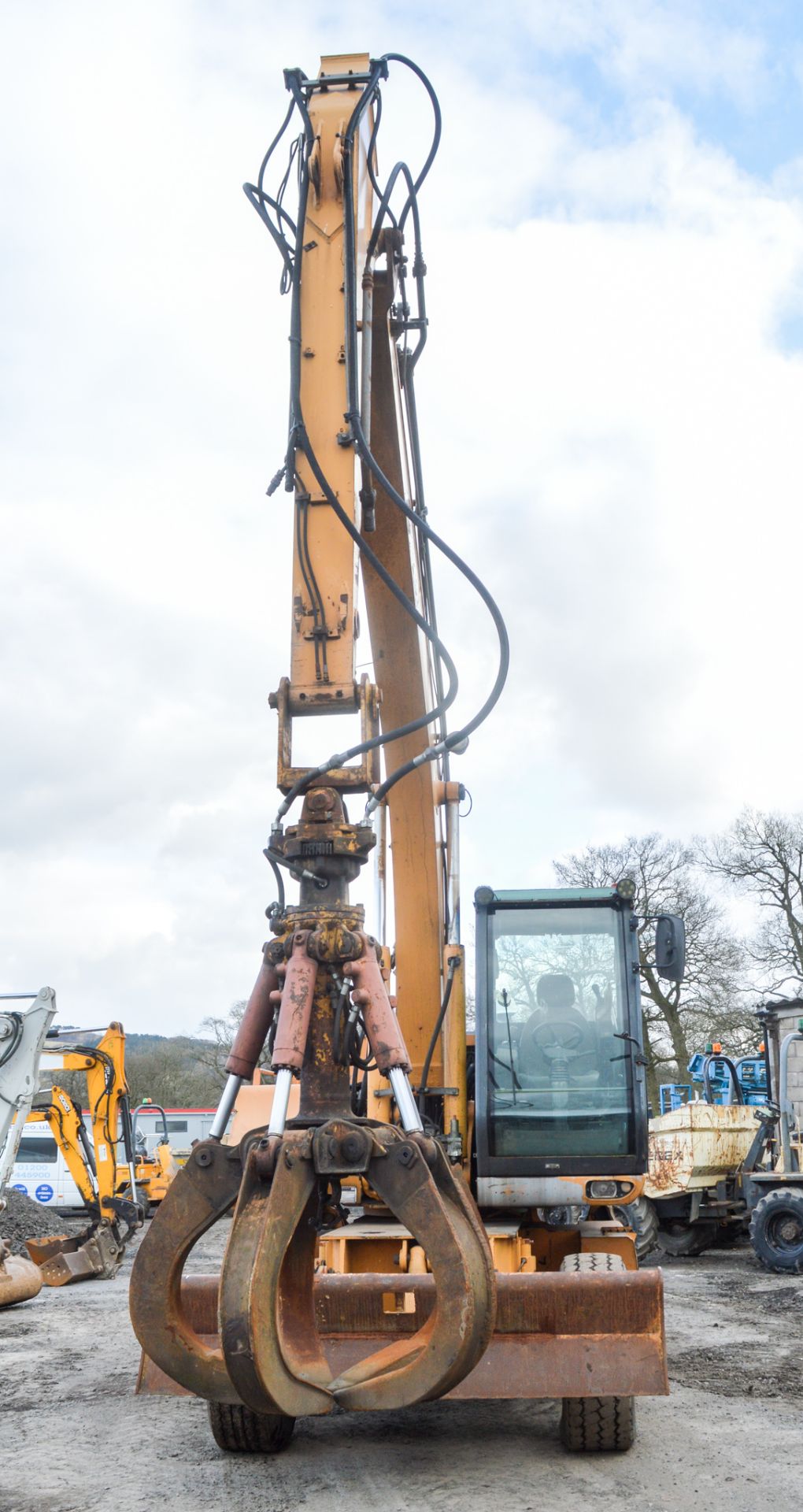 Case W170 17 tonne wheeled excavator Year: 2003 S/N: 232676 Recorded Hours: 10580 blade, piped & - Image 5 of 10