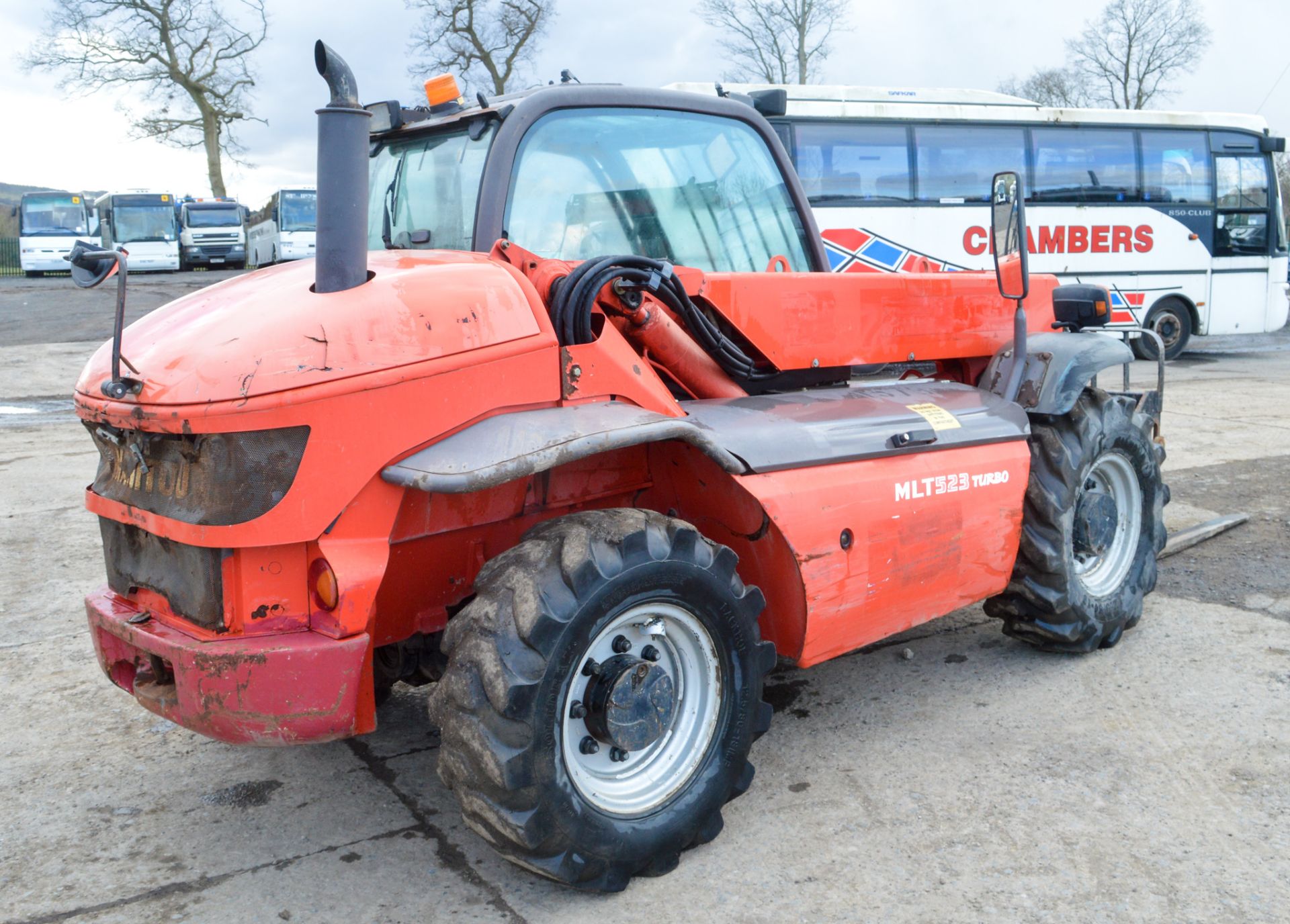Manitou MT523 Turbo 5 metre telescopic handler Year: 2007 S/N: 245597 Recorded Hours: 4390 - Image 3 of 13