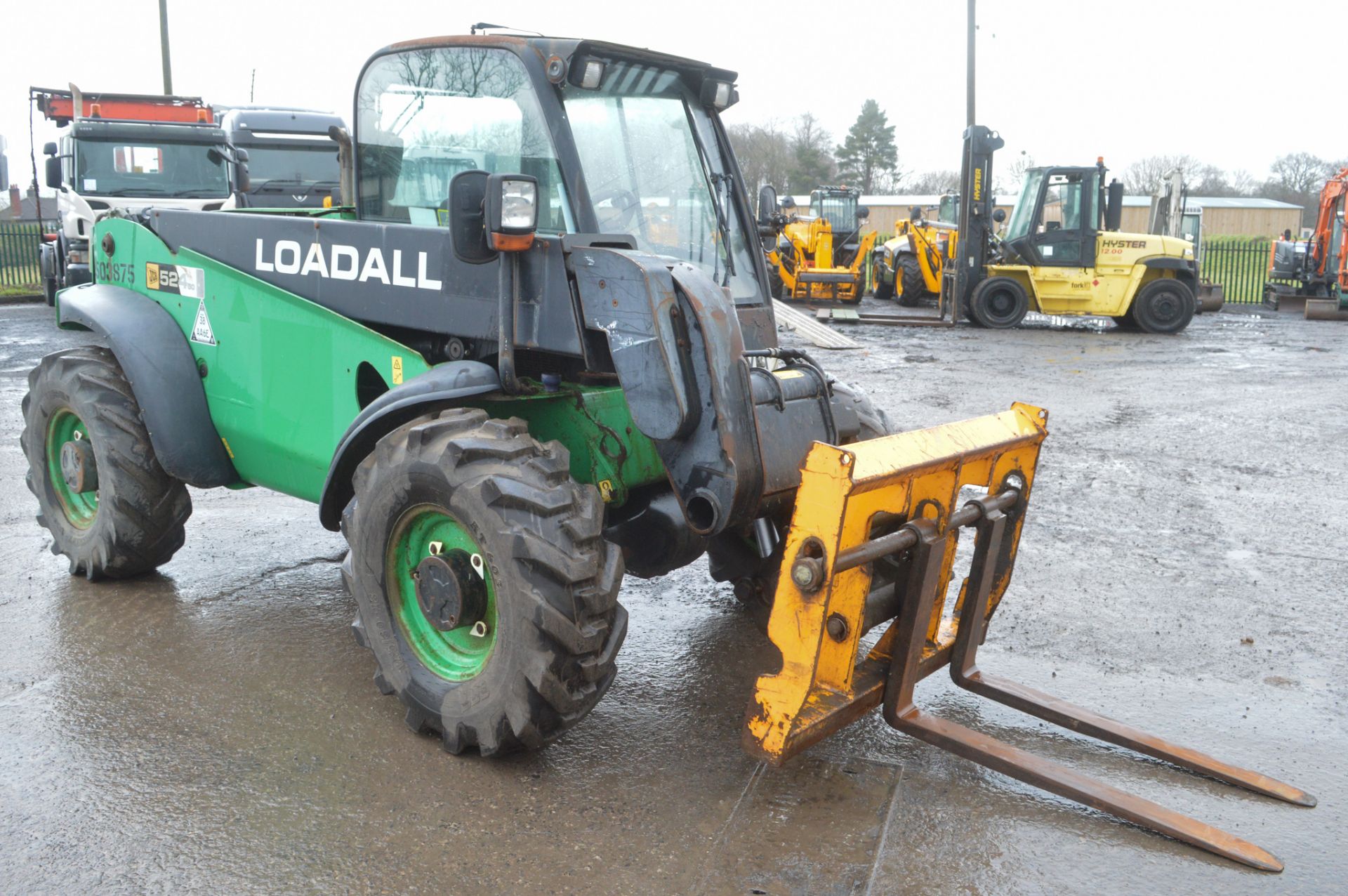 JCB 524-50 5 metre telescopic handler Year: 2008 S/N: 1418018 Recorded Hours: 2078 A503875 - Image 4 of 12