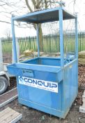 Conquip 2 person man lift cage