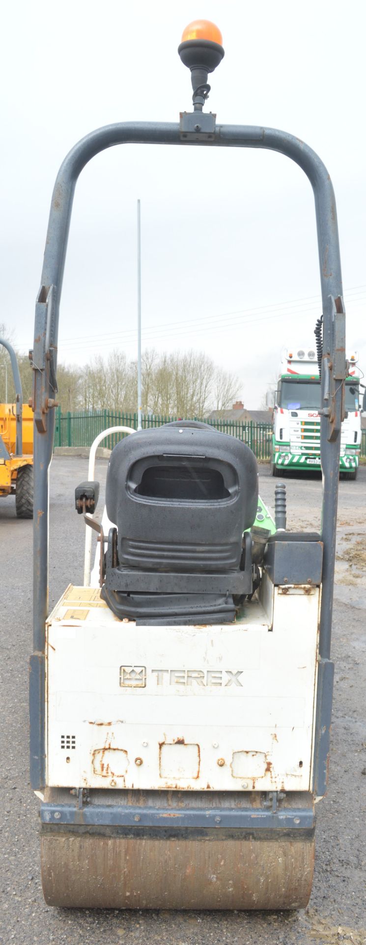 Benford Terex TV800 double drum ride on roller  Year: 2007 S/N: E706HU140  Recorded hours: 930 - Image 3 of 7