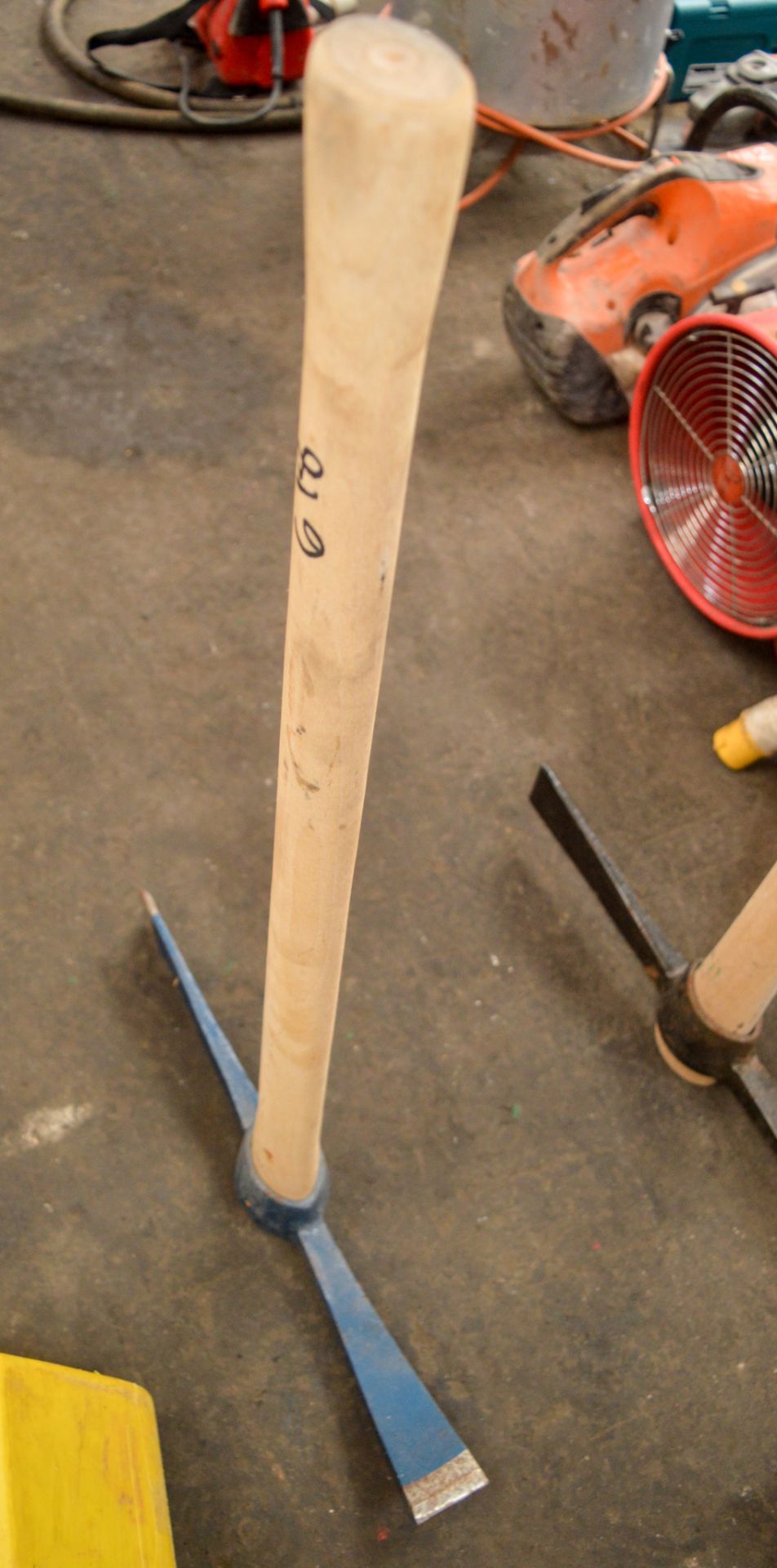 Pick axe  ** No VAT on hammer price but VAT will be charged on the Buyers Premium **