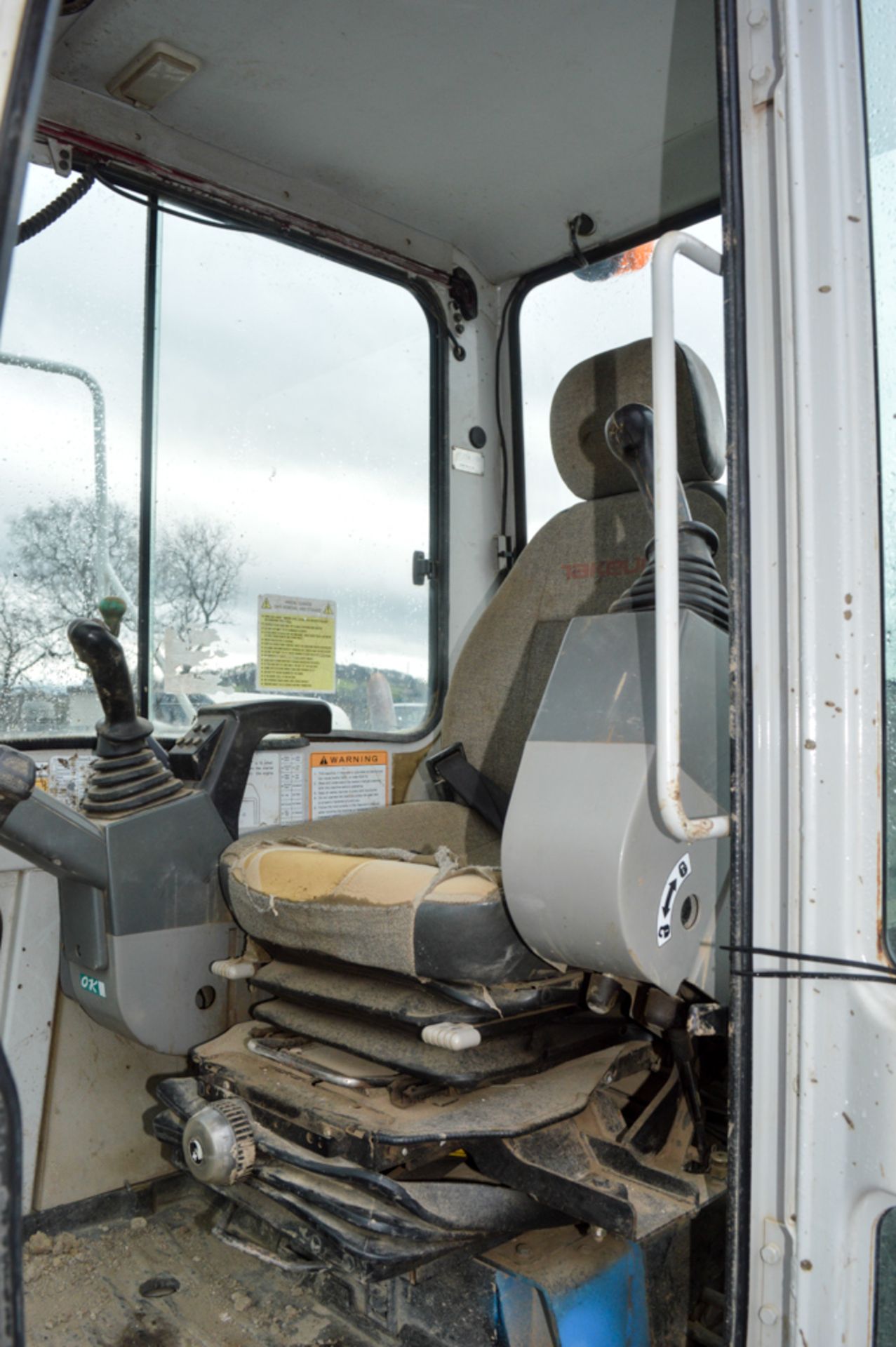 Takeuchi TB175 7.5 tonne rubber tracked excavator Year: 2010 S/N: 301434 Recorded Hours: 6344 blade, - Image 12 of 12