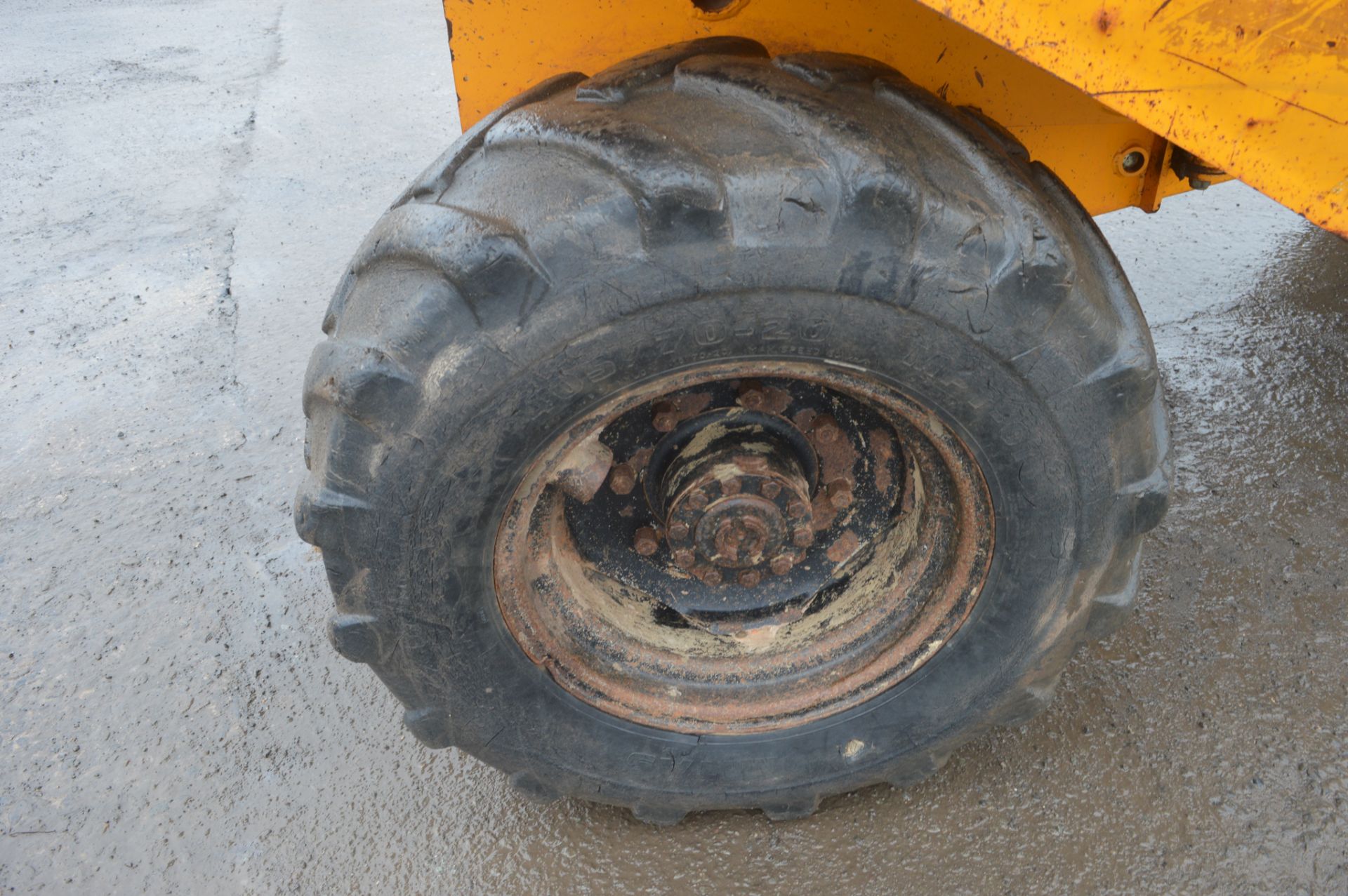 Benford Terex 6 tonne straight skip dumper Year: 2003 S/N: E303EE119 Recorded Hours: Not - Image 7 of 11