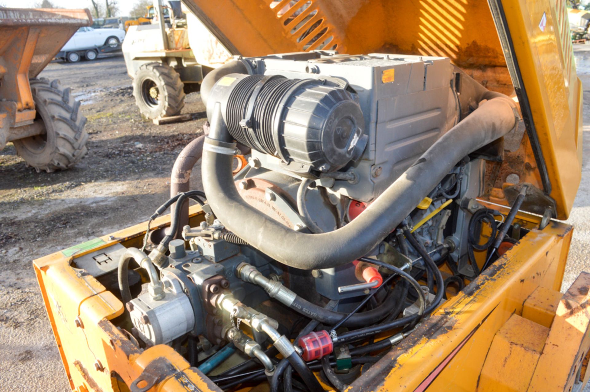 Benford Terex TV1200-1 double drum ride on roller Year: 2004 S/N: E405CC159 Recorded Hours: 1748 - Image 7 of 8